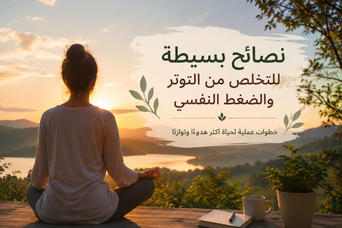 نصائح بسيطة للتخلص من التوتر والضغط النفسي