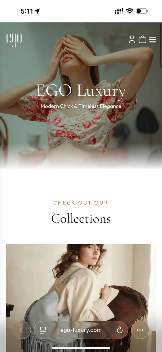 Fashion e-commerce website