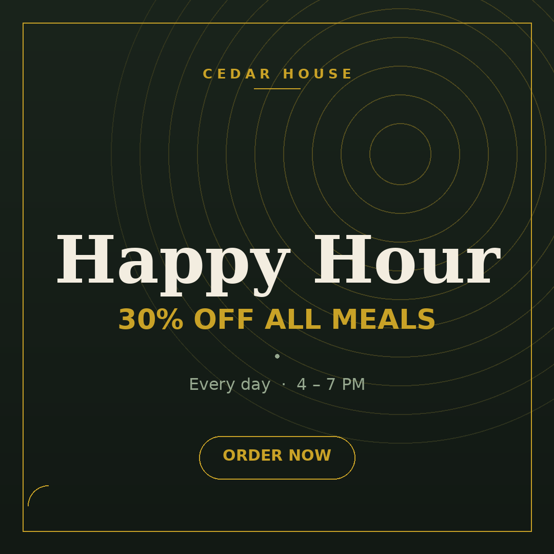 HAPPY HOUR
