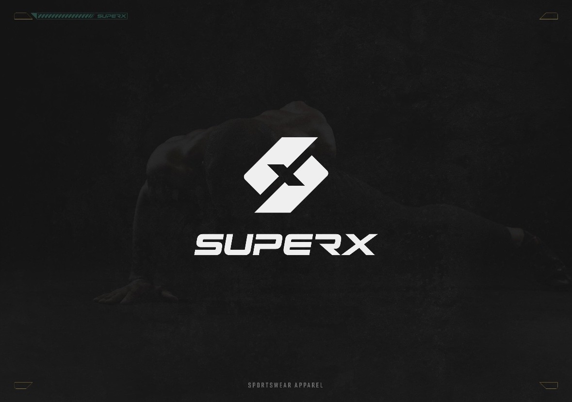 SuperX - Sportswear brand identity and packaging concepts