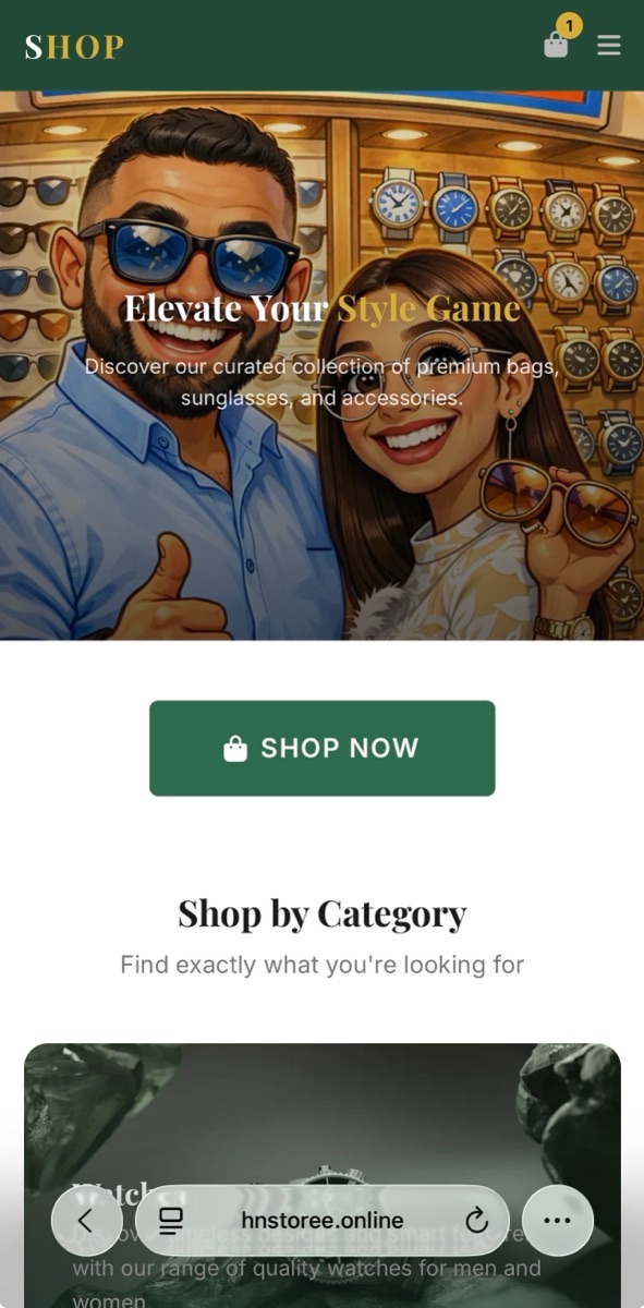 Ecommerce website