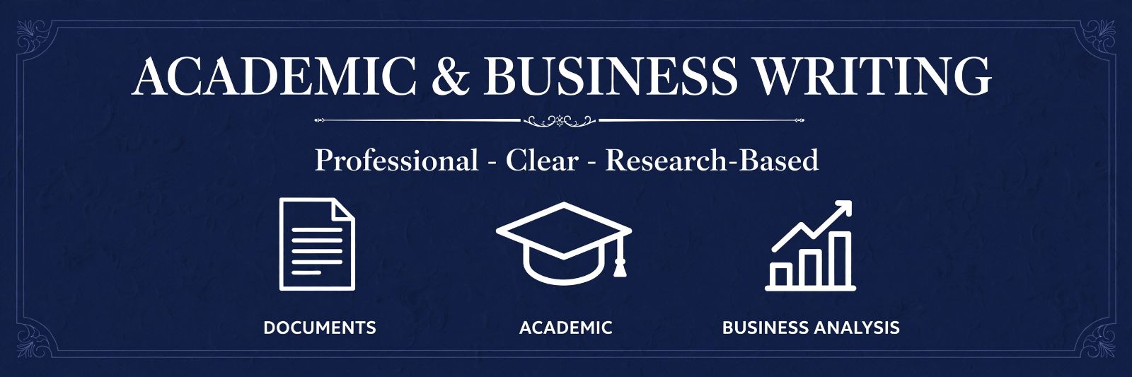 Academic & Business Writing | Research Papers & Reports