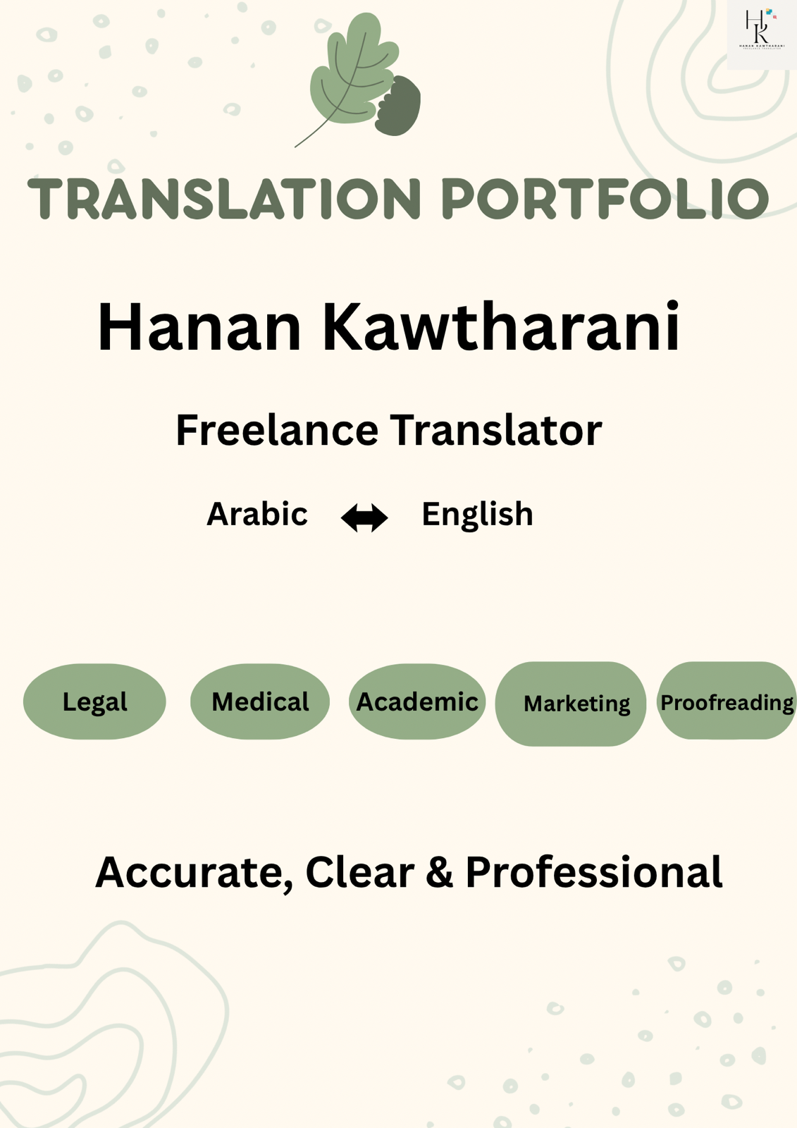 Translation Portfolio