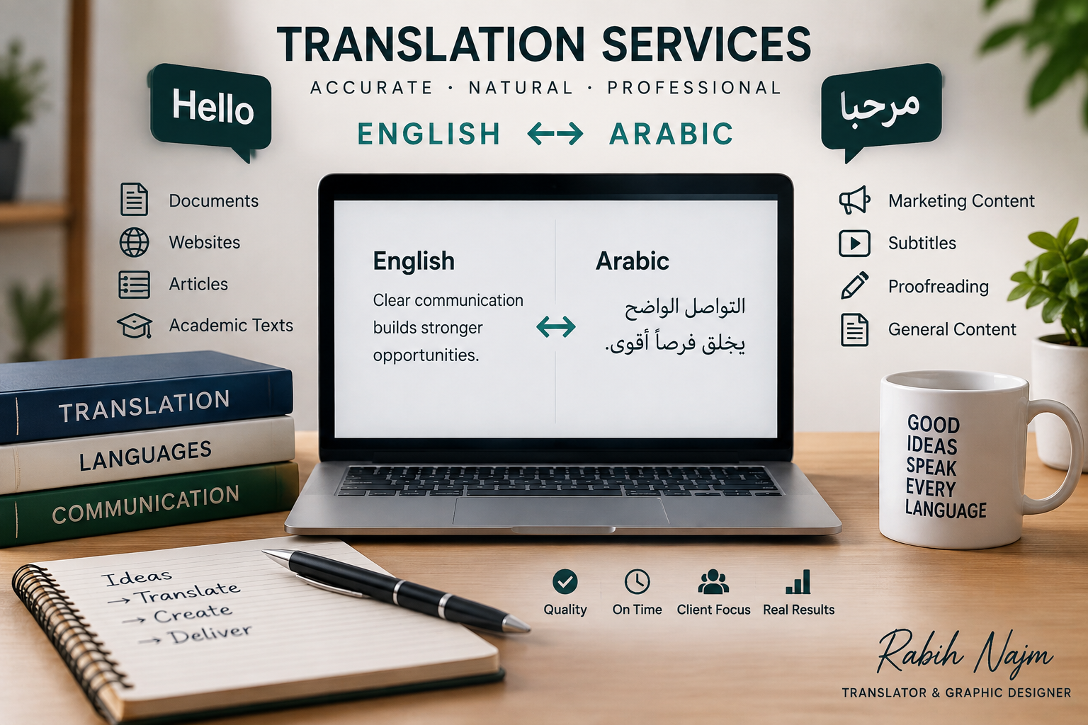English to Arabic Translation Services