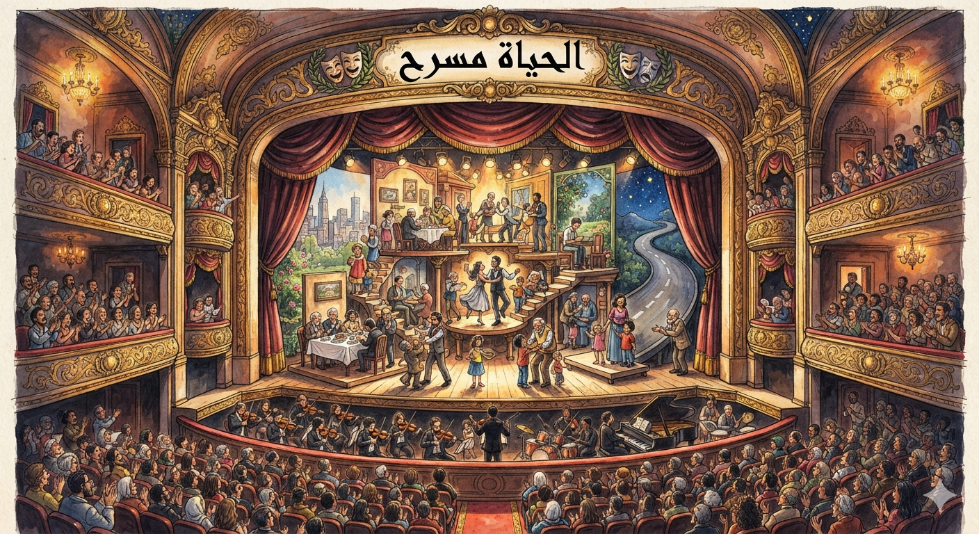 الحياة مسرح