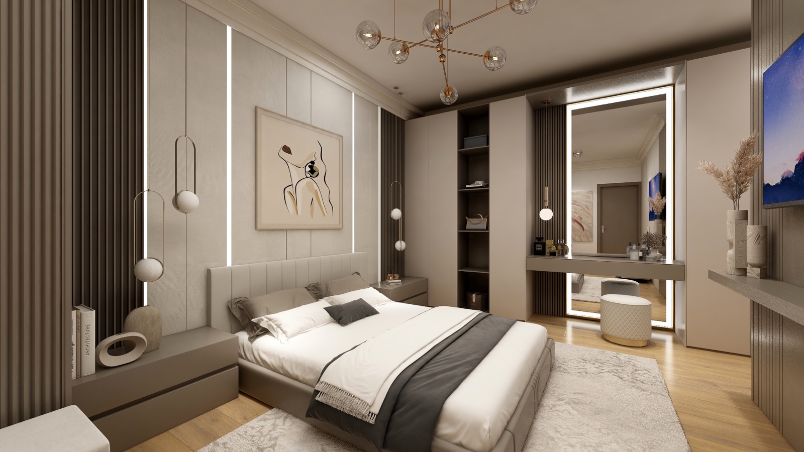 Master bedroom design