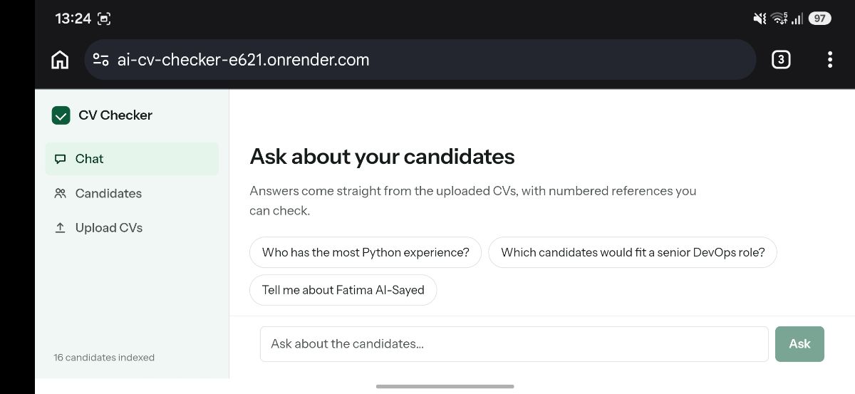 AI CV Checker