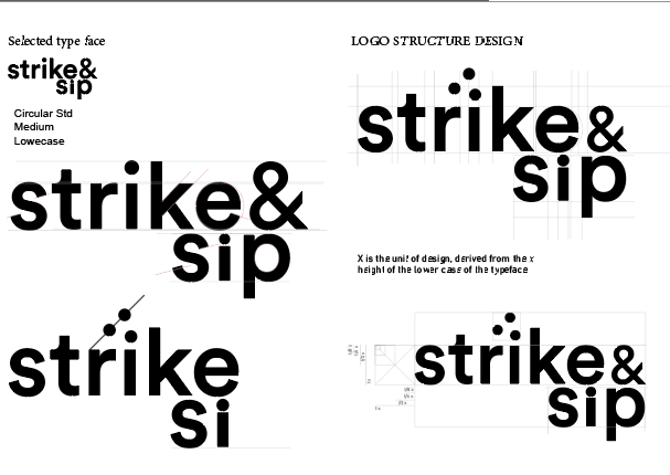STRIKE & SIP — Visual Identity & Logo Design