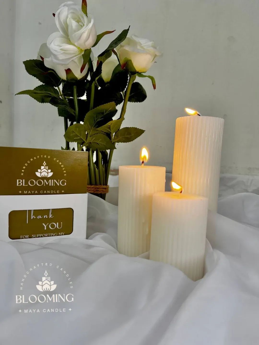 Elegant handmade candles design