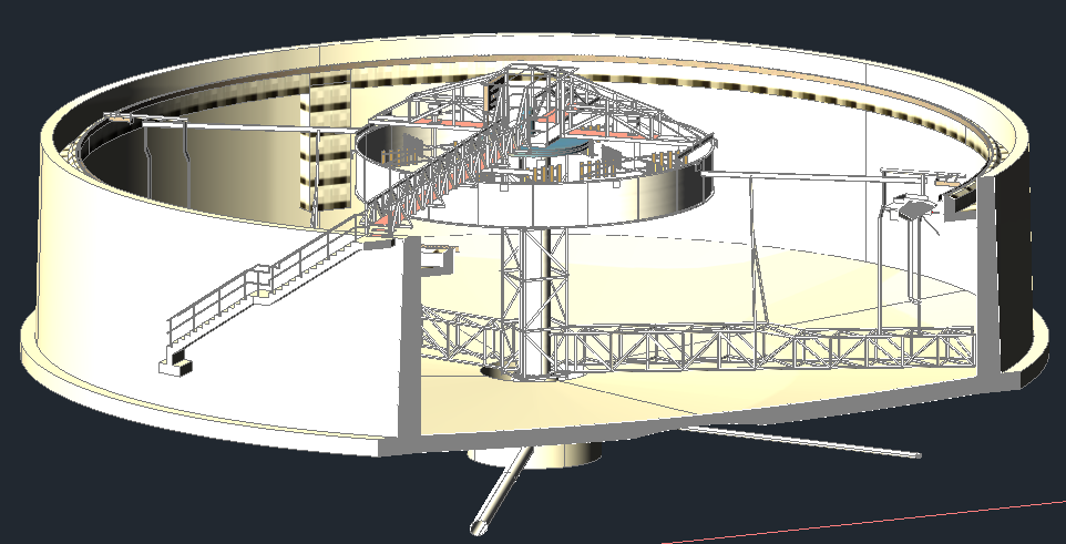 3D modeling various STPs, RO plants, etc...
