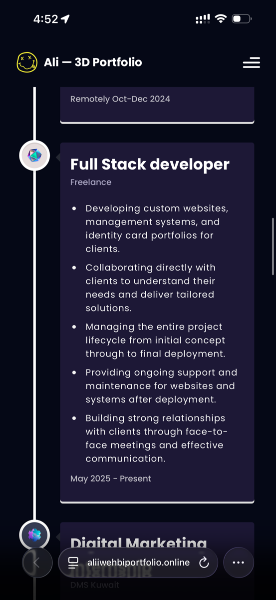 Professional portfolio