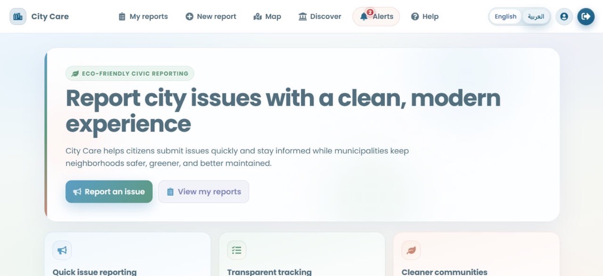 City Care - Smart City Issue Reporting System